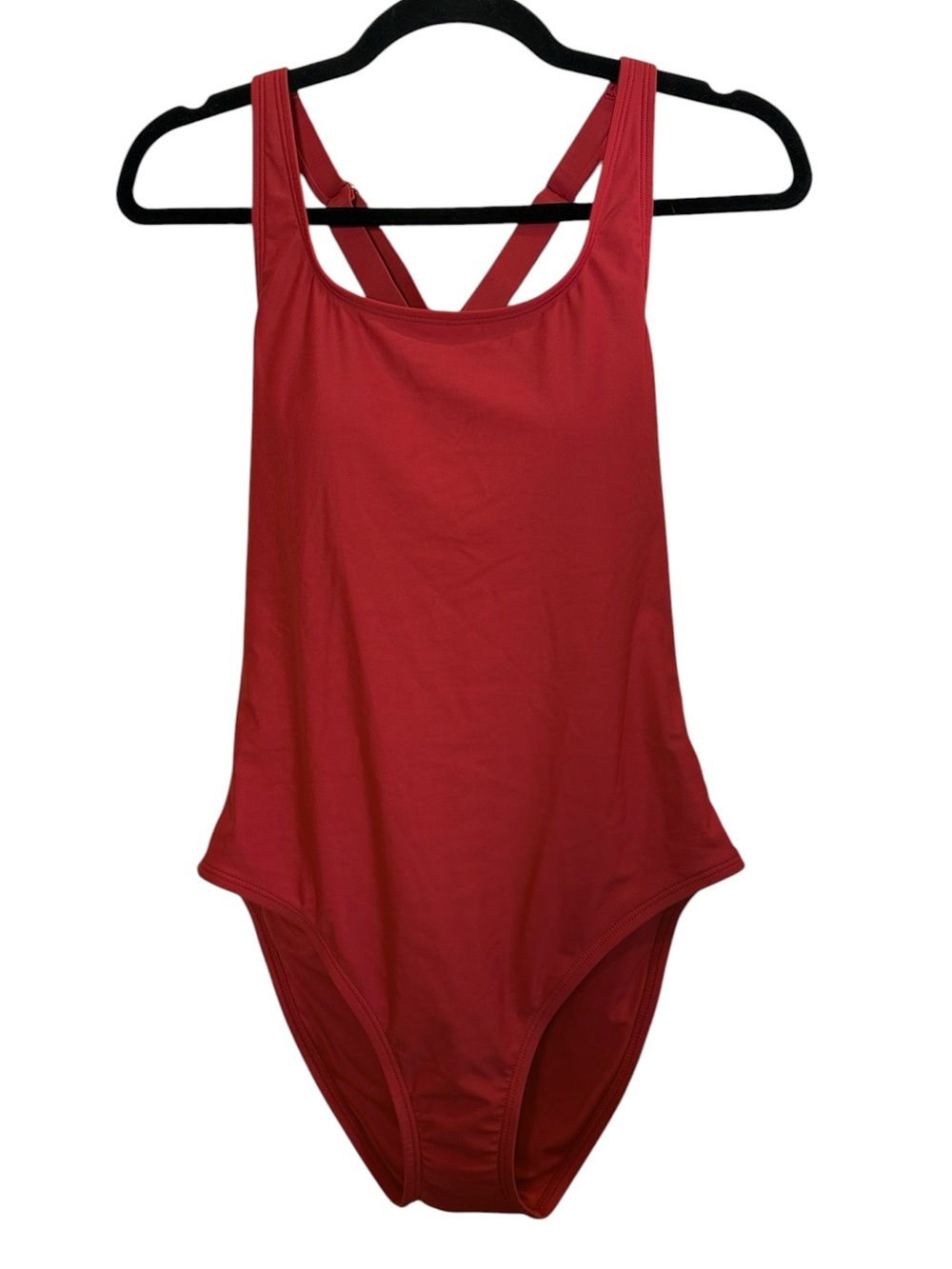 Quince Women’s Italian Cross-Back One-Piece Swimsuit Sz M